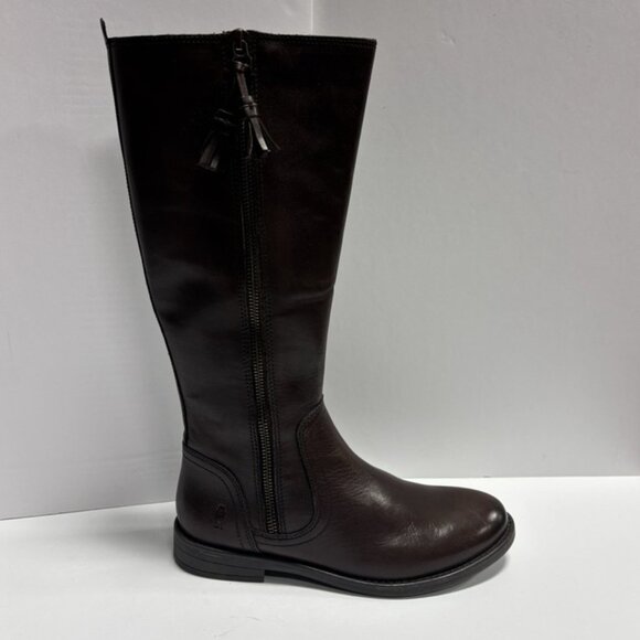 Hush Puppies Women’s Jaylin Zipper Brown Boots, Size 6 M - Picture 1 of 7